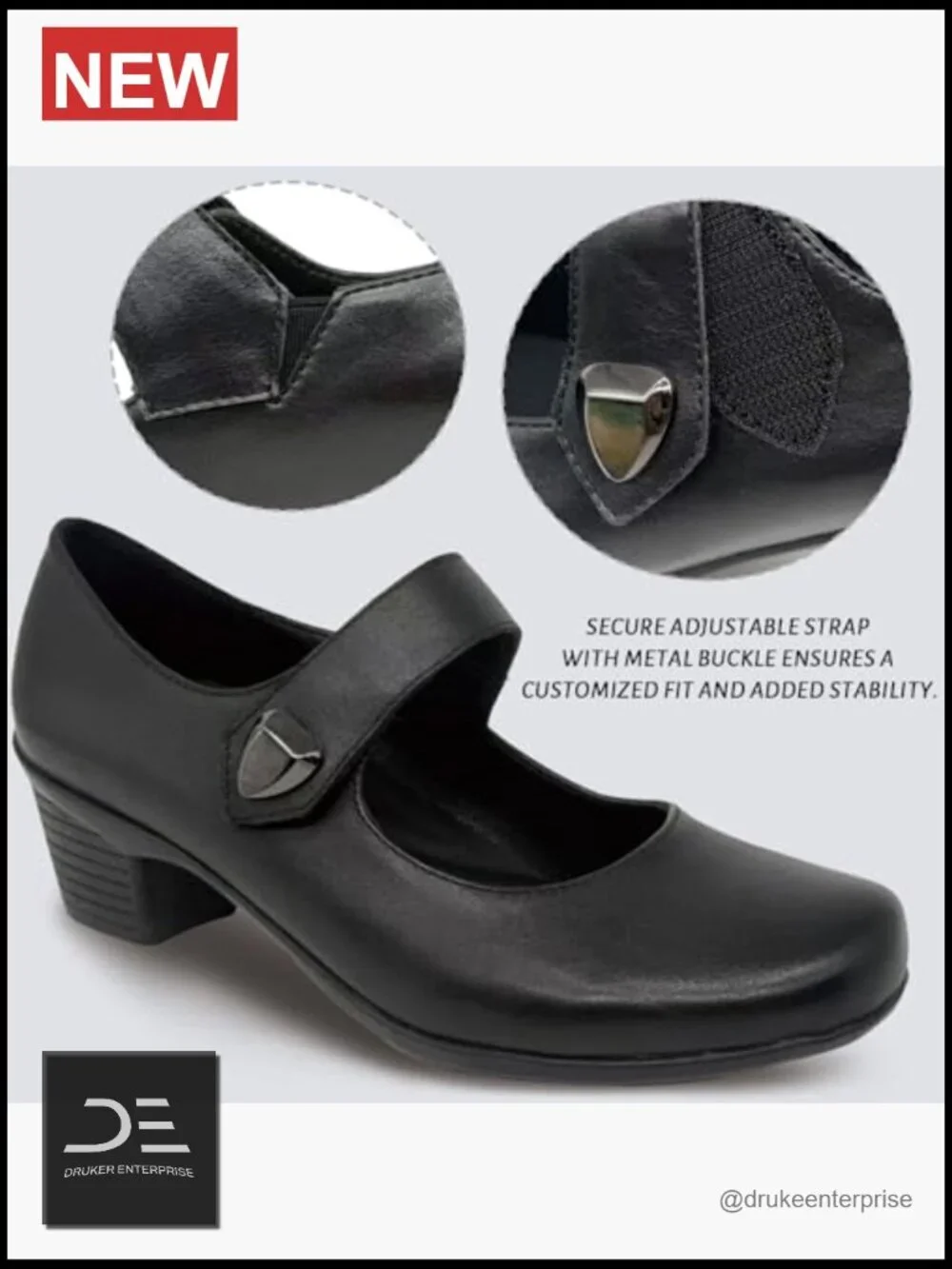 Low Heel Pumps, Comfortable Slip-Ons Casual Work Office Round Toe Dressy Shoes